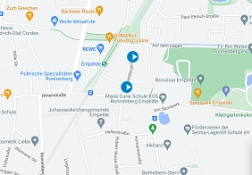 Karte mit Standorten von Stadtmobil in Ronnenberg